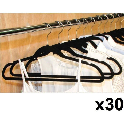 Space Saving Flocked Clothes Hangers. Huggable Grip. Non-Slip Hanger, [product_variation] - Freedom Homestore