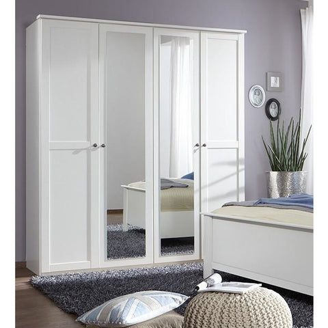 ASSEMBLY INCLUDED Qmax 'Country' Range. German Bedroom Furniture. White Shaker Style, [product_variation] - Freedom Homestore