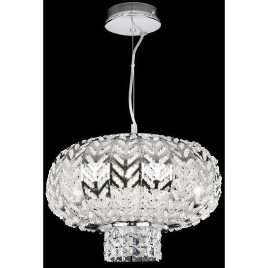 Endon "Fantasy" Three Light Chrome and Crystal Ceiling Pendant. FANTASY-3CH, [product_variation] - Freedom Homestore