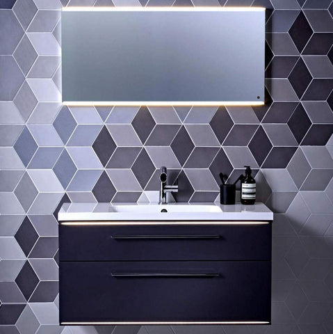 Roper Rhodes "Scheme 1000" LED Bathroom Mirror. Demister. MLE550