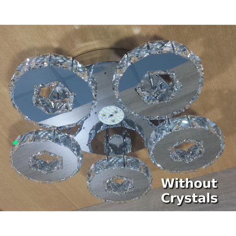 Marco Tielle "Hannah Hybrid" Crystal LED Ceiling Light Chandelier MT8596, [product_variation] - Freedom Homestore
